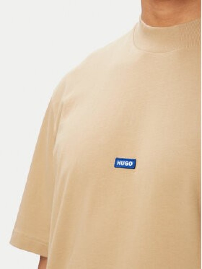Hugo T-Shirt Nieros 50509991 Beżowy Regular Fit