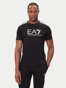 EA7 Emporio Armani T-Shirt 7M000961 AF10375 UC001 Czarny Regular Fit