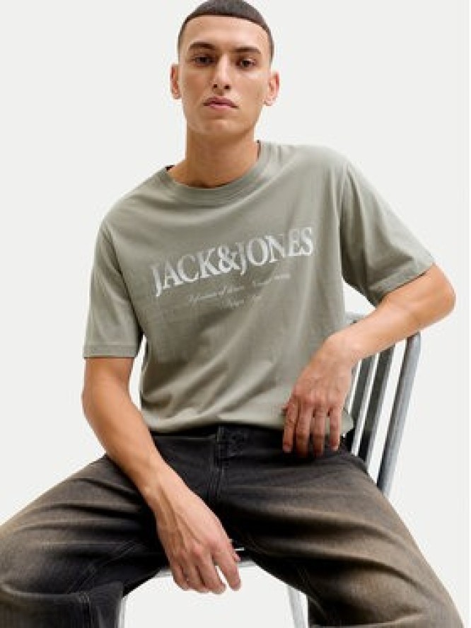 Jack & Jones T-Shirt Evin 12290173 Szary Regular Fit
