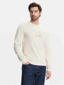 Guess Bluza M5YQ08 KCN01 Beżowy Regular Fit