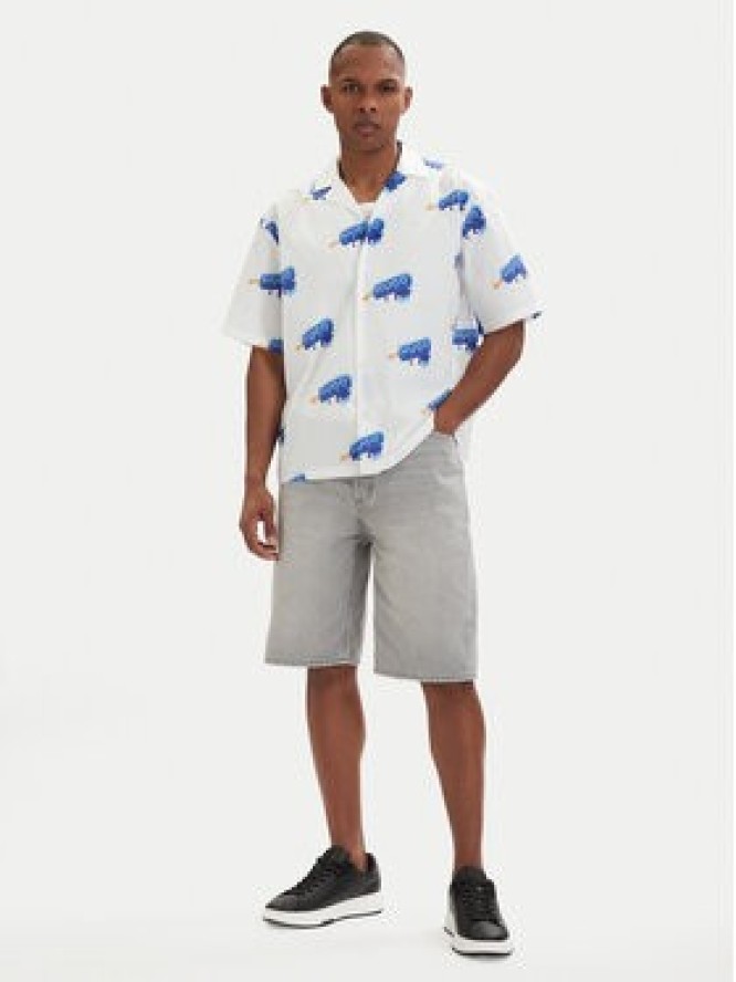 HUGO Koszula Eligino 50561691 Biały Relaxed Fit