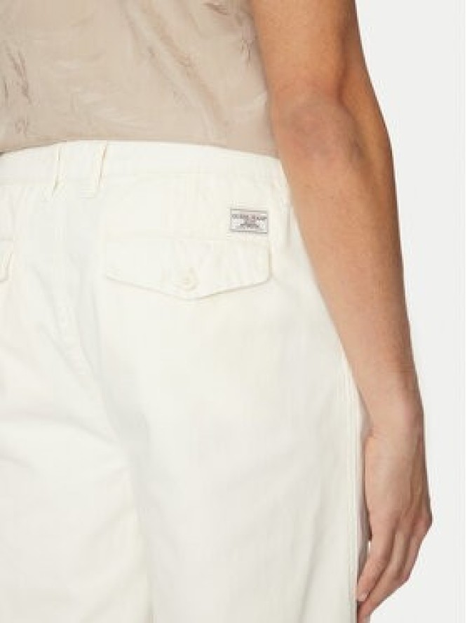 Guess Jeans Szorty materiałowe M5GD44 WGCV1 Écru Regular Fit