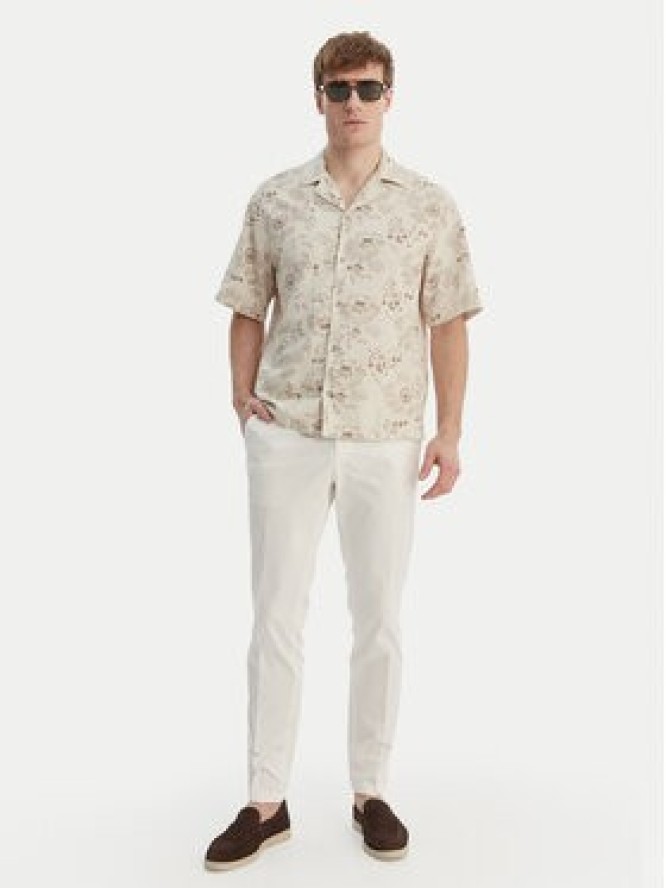Guess Koszula M6GH29 W1718 Beżowy Regular Fit