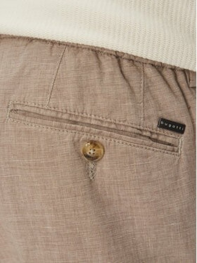 Bugatti Chinosy 1950 76210C Beżowy Slim Fit