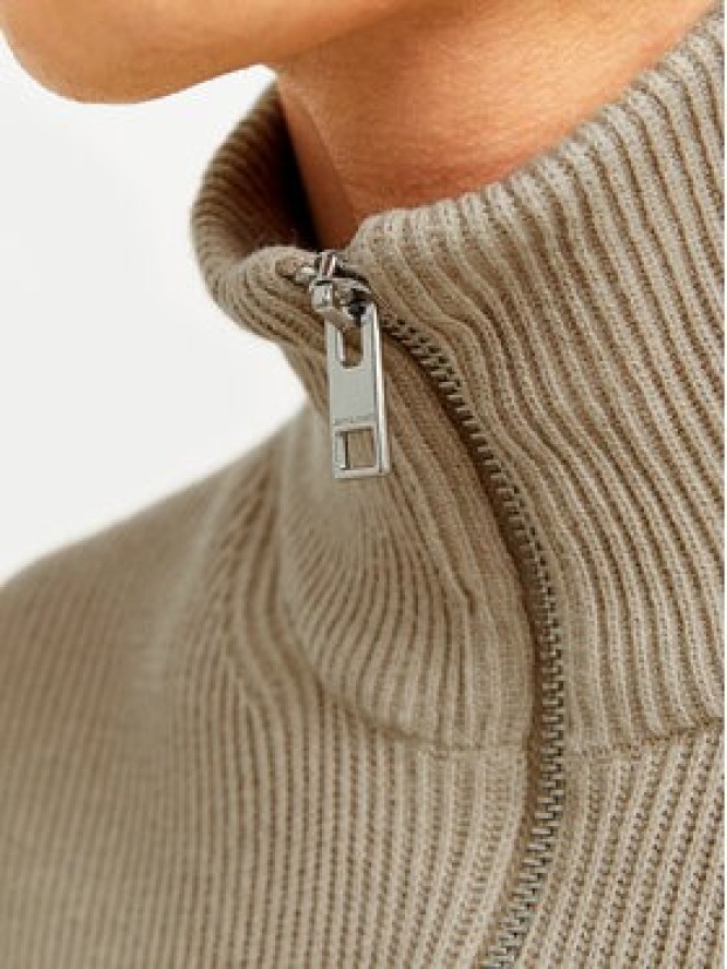 Jack & Jones Sweter Perfect 12257773 Beżowy Regular Fit
