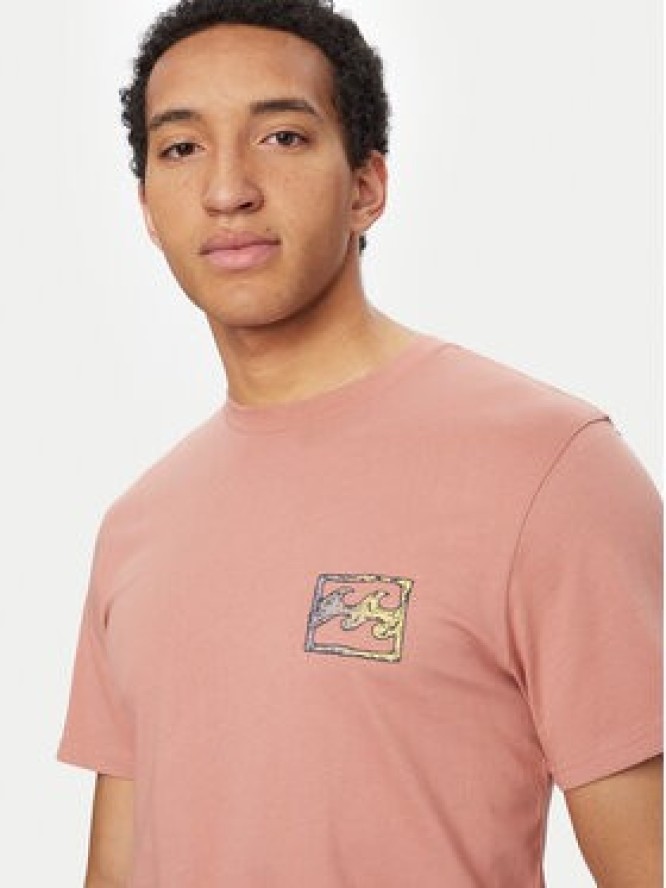 Billabong T-Shirt Crayon Wave EBYZT00525 Różowy jasny Regular Fit