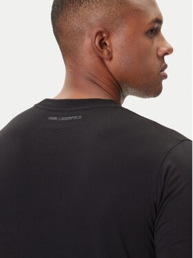 KARL LAGERFELD T-Shirt 755061 554242 Czarny Regular Fit