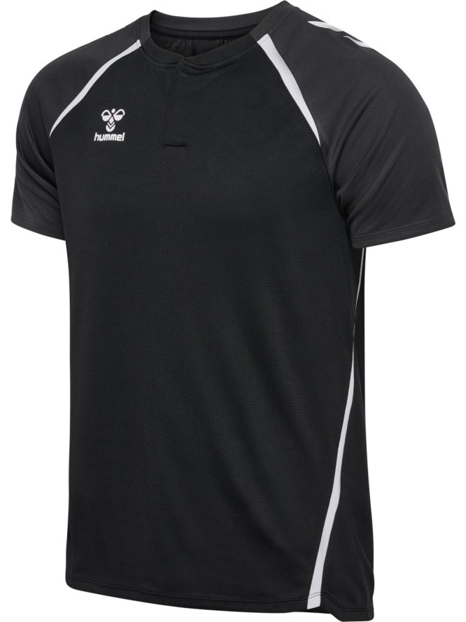 Hummel Koszulka męska polo sportowa trening hml Lead czarna 2.0