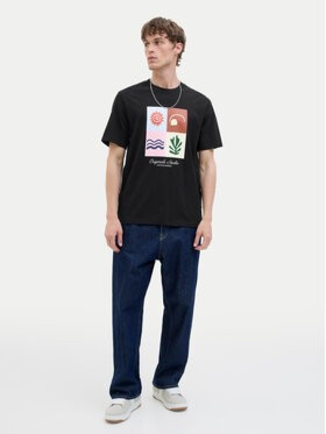 Jack & Jones T-Shirt Canggu 12277220 Czarny Regular Fit