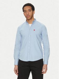 HUGO Koszula Evito 50479302 Błękitny Slim Fit