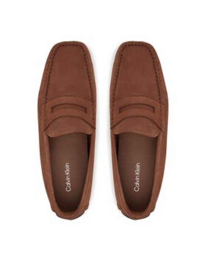 Calvin Klein Mokasyny Driver Penny Nu HM0HM01866 Brązowy