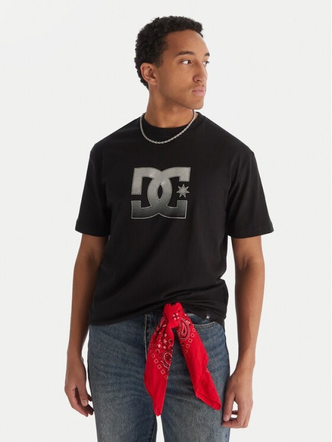 DC Shoes T-Shirt Star Reflective EDYZT04346 Czarny Regular Fit