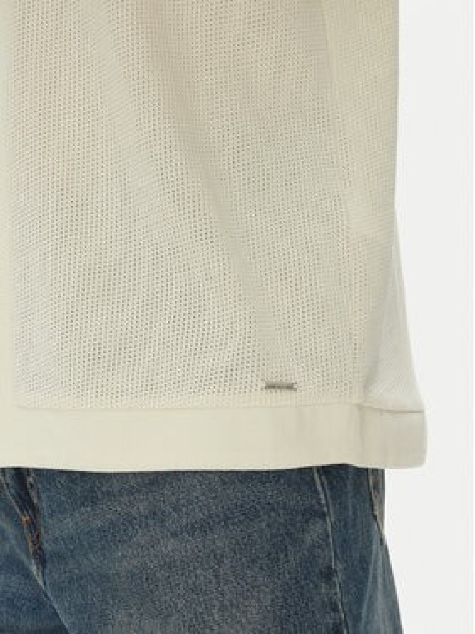 Liu Jo Koszula QA5153 J4929 11001 Écru Regular Fit