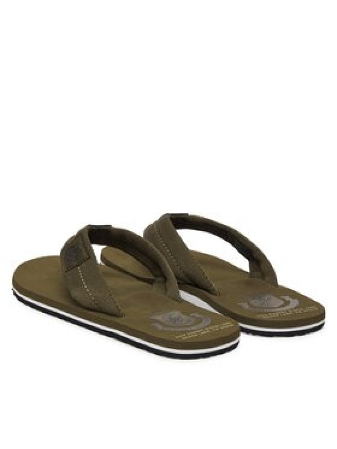 Tommy Hilfiger Japonki Patch Hilfiger Beach Sandal FM0FM05804 Zielony