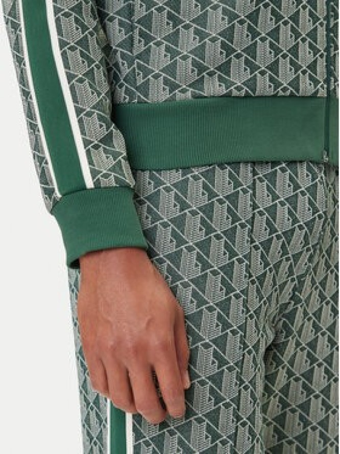 Lacoste Bluza SH1368 Zielony Regular Fit