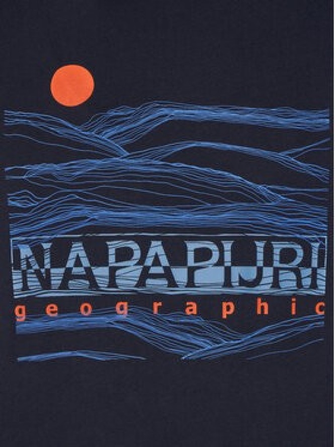 Napapijri T-Shirt S-Buti NP0A4INM Granatowy Regular Fit