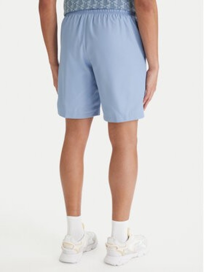 Lacoste Szorty sportowe GH353T Błękitny Relaxed Fit
