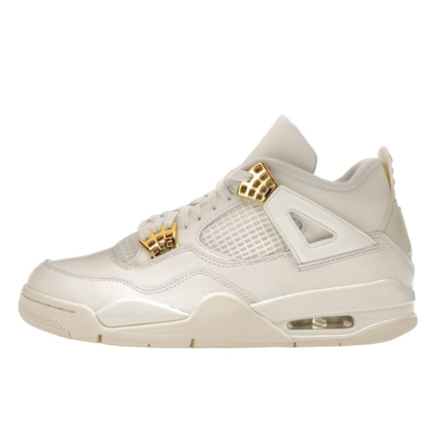 Buty do chodzenia dla dorosłych Air Jordan 4 Retro Metallic Gold