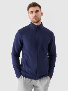 4F Polar ze stójką regular męski - granatowy XL