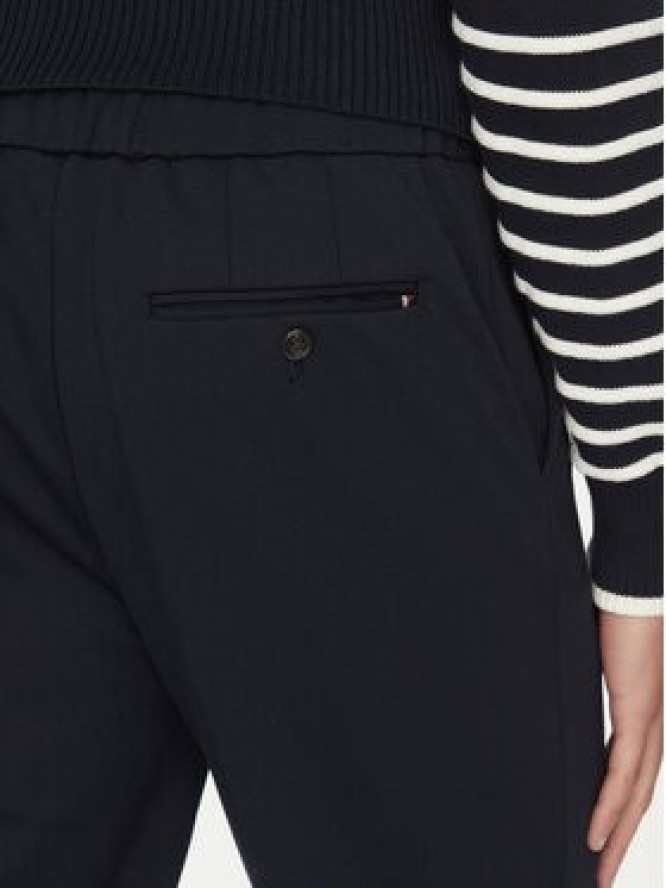 Tommy Hilfiger Spodnie materiałowe Punto MW0MW39197 Granatowy Regular Fit
