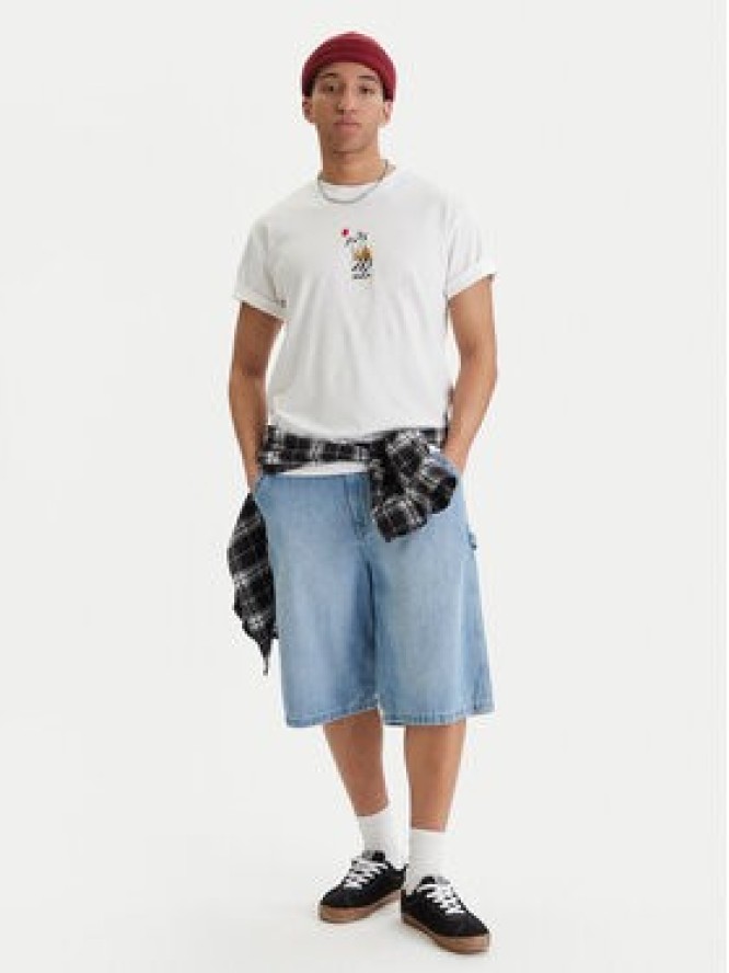 RVCA T-Shirt Cutship EVYZT00287 Biały Relaxed Fit