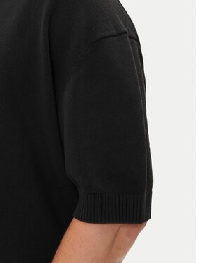 HUGO Sweter San Carson-CP 50543765 Czarny Relaxed Fit