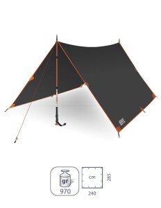 Tarp / schronienie Élémenterre Tompkins