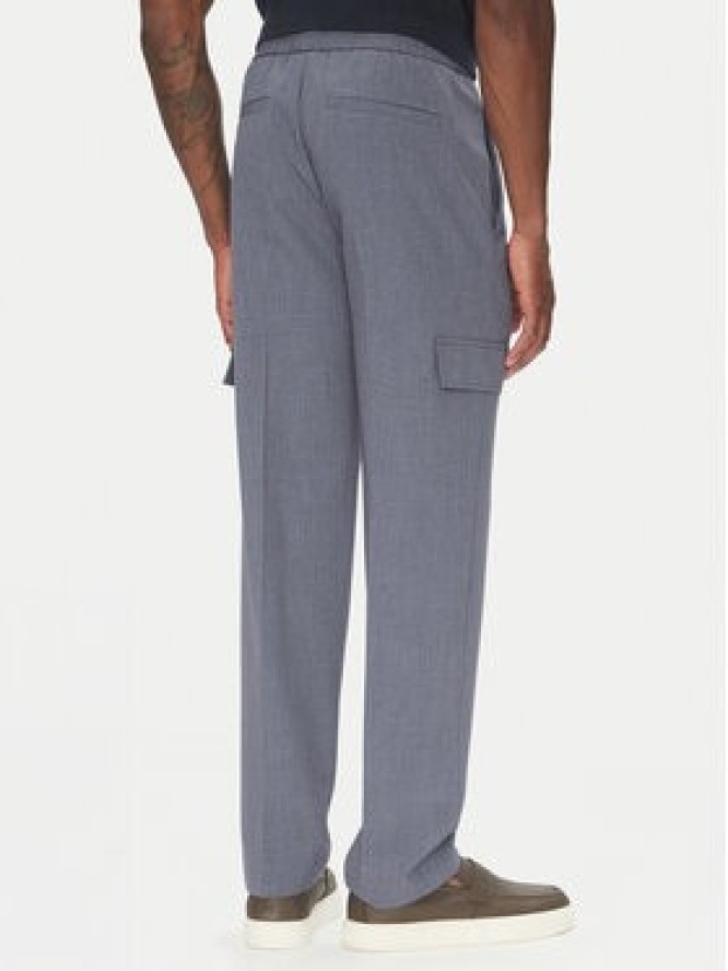 Lindbergh Spodnie materiałowe 30-01112A Niebieski Relaxed Fit