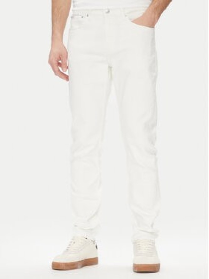 Calvin Klein Jeans Jeansy J30J327541 Biały Slim Fit
