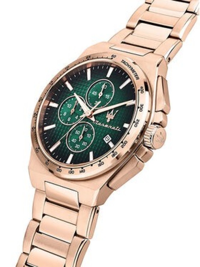 Maserati Zegarek Velocita R8873653001 Różowe złoto