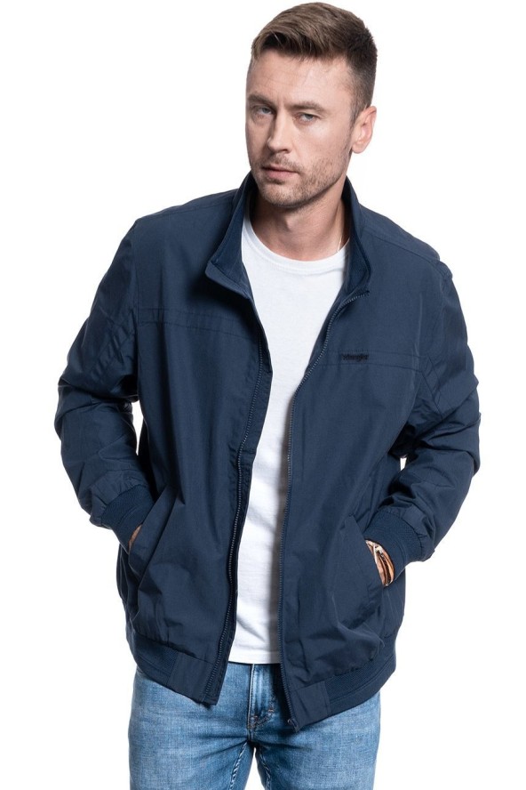 KURTKA WRANGLER BOMBER JACKET NAVY W4C0YC114 112129094