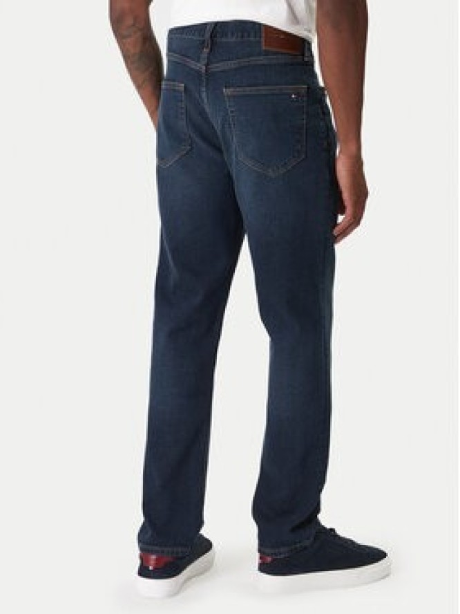 Tommy Hilfiger Jeansy Denton MW0MW41902 Granatowy Straight Fit