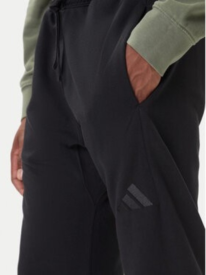 adidas Spodnie dresowe ALL SZN Fleece IX1246 Czarny Tapered Leg