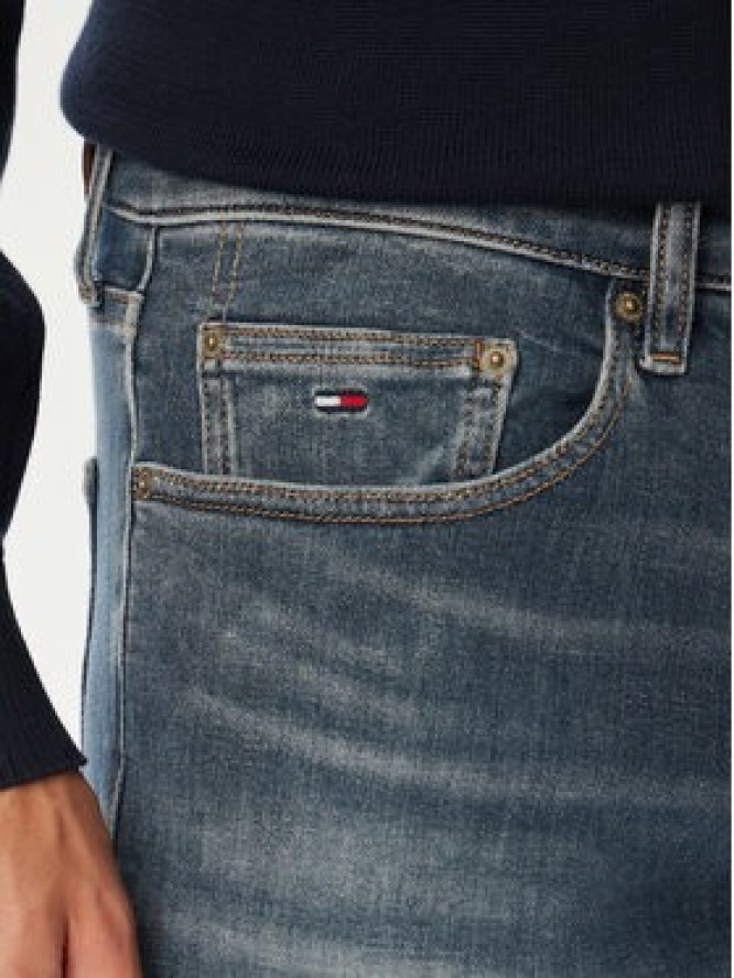 Tommy Jeans Jeansy Scanton DM0DM233461 Niebieski Slim Fit