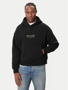 HUGO Bluza 50542558 Czarny Regular Fit