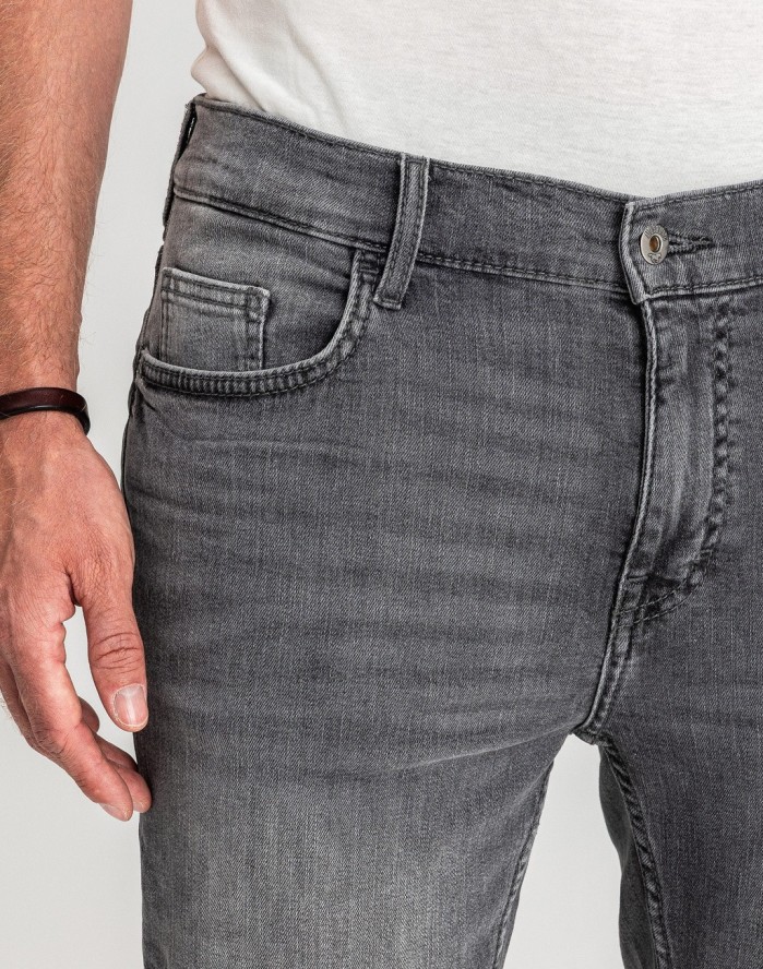 Męskie Spodnie Jeansowe Mustang Style Frisco Skinny Denim Black 1017118 4000 203