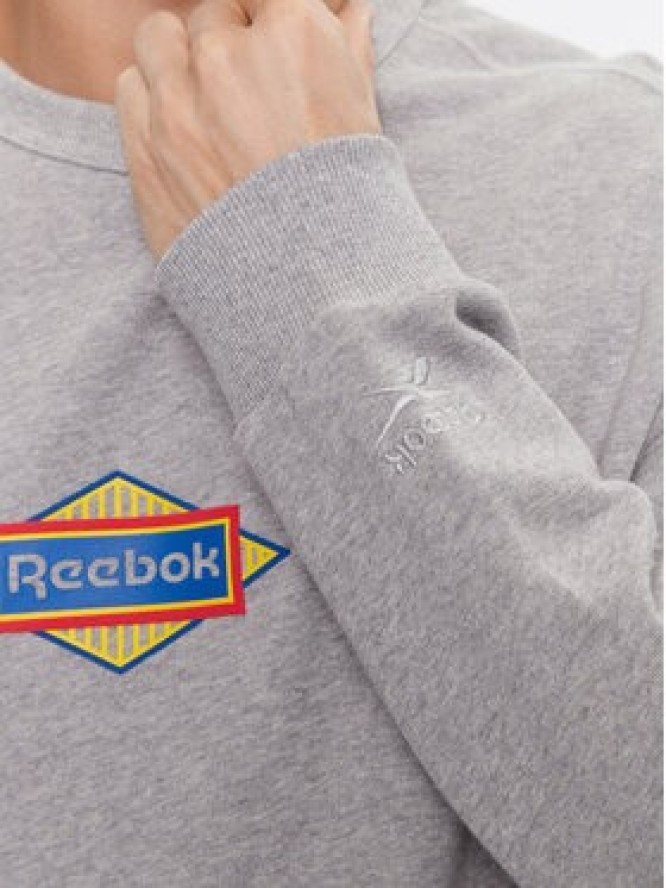 Reebok Bluza Sporting Goods IM1504 Szary Regular Fit