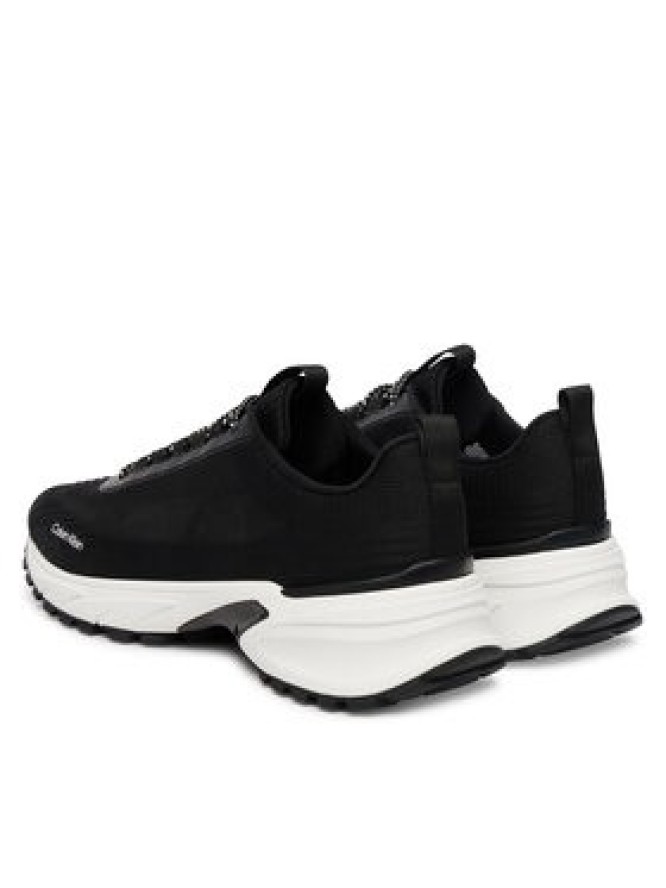 Calvin Klein Sneakersy Hike Runner Laceup Knit HM0HM02151 Czarny