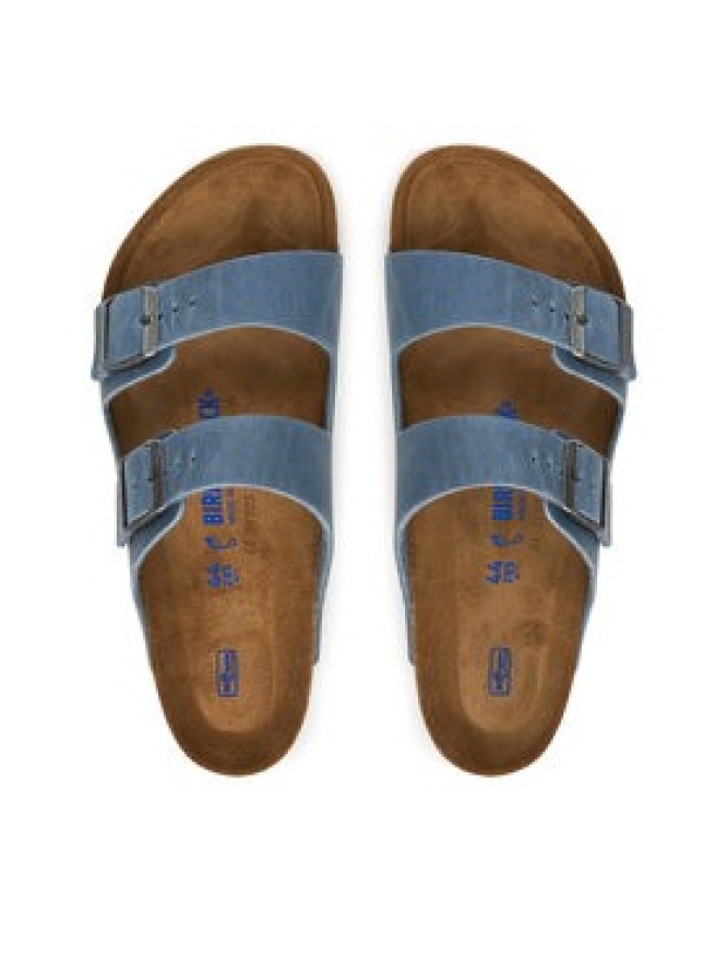 Birkenstock Klapki Arizona Sfb 1030862 Niebieski