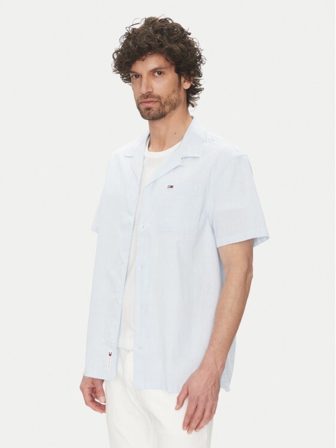 Tommy Jeans Koszula DM0DM20895 Błękitny Regular Fit