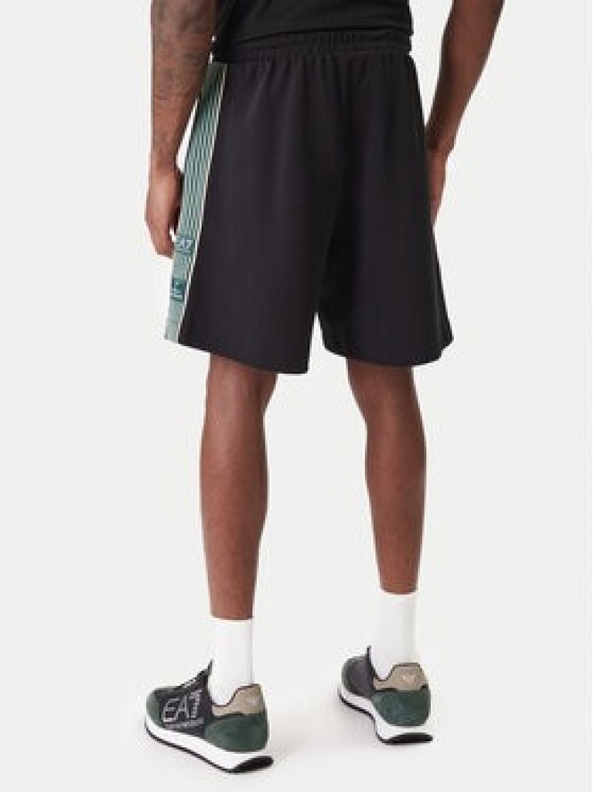 EA7 Emporio Armani Szorty sportowe 7M001501 AF12660 UC001 Czarny Regular Fit