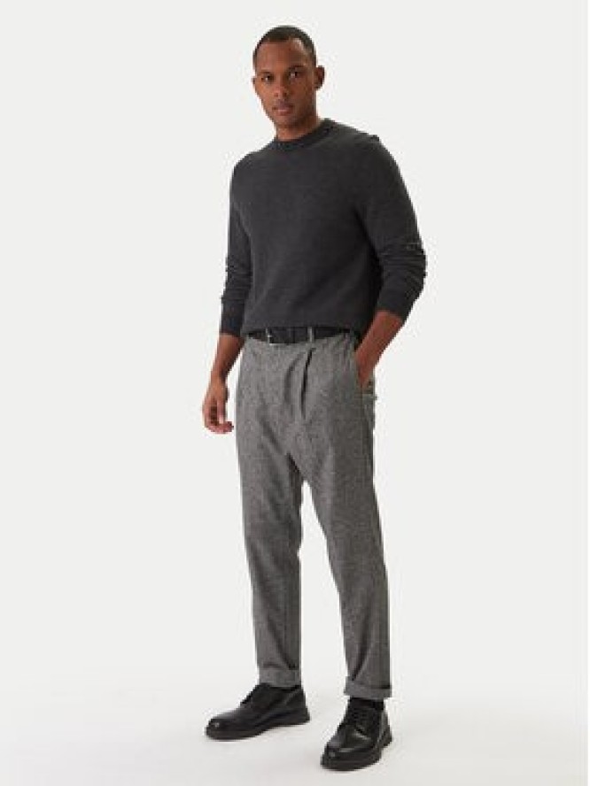 BOSS Sweter H-Hestro 50549986 Czarny Regular Fit