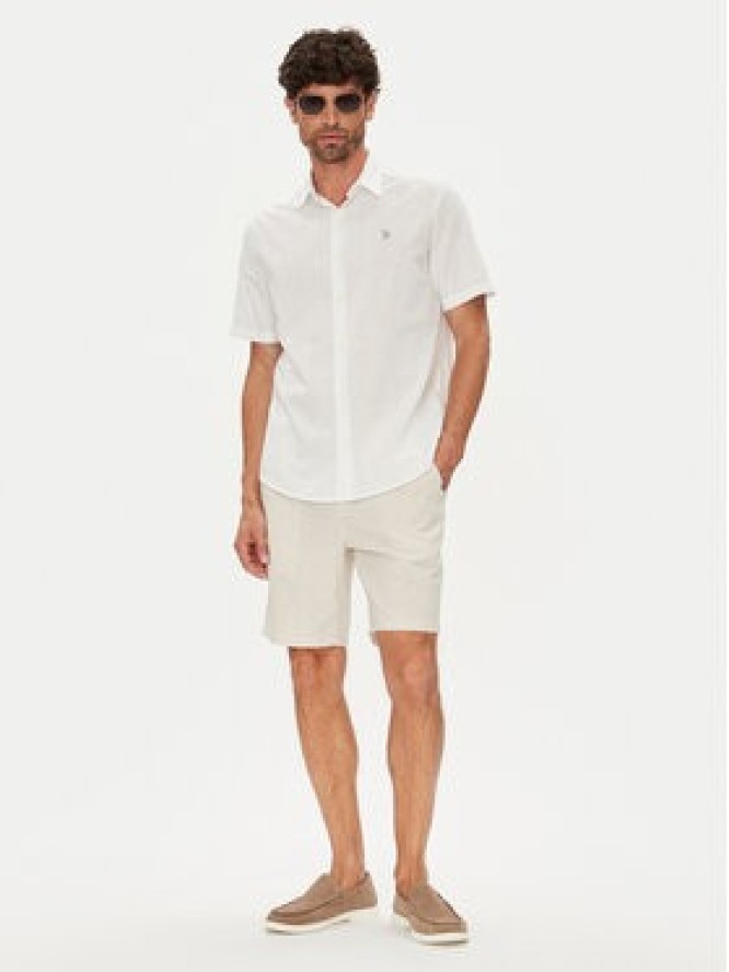 U.S. Polo Assn. Szorty materiałowe MUP4050 Beżowy Slim Fit