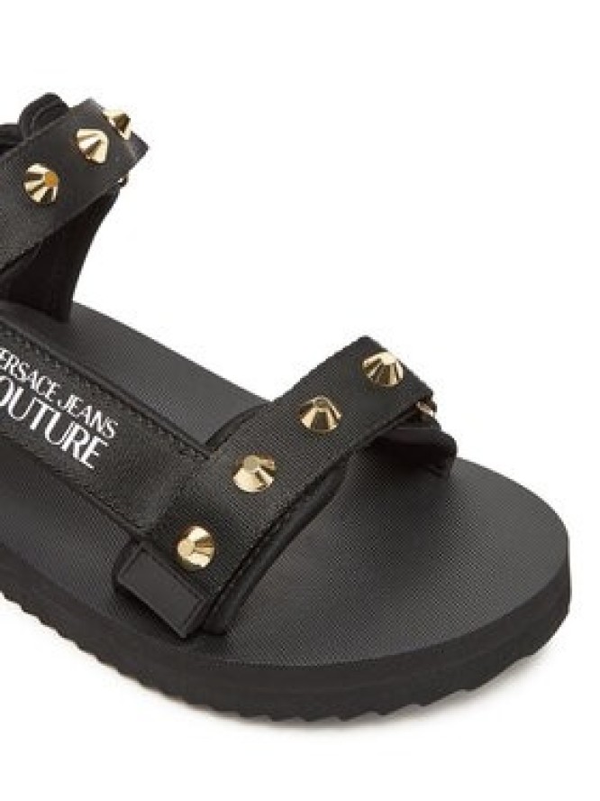 Versace Jeans Couture Sandały 78YA3S7C Czarny