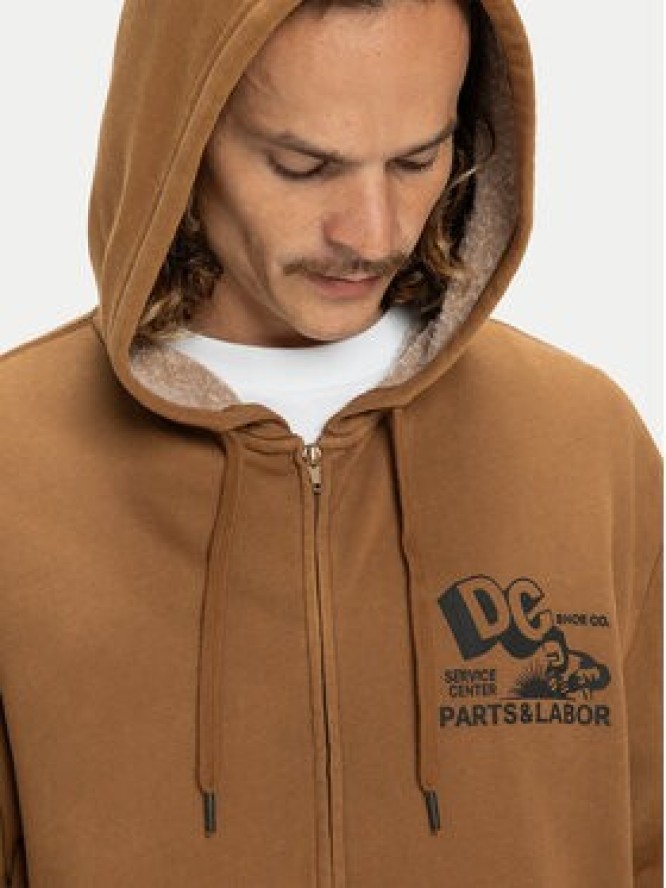 DC Shoes Bluza Parts Dep EDYSF03257 Brązowy Regular Fit
