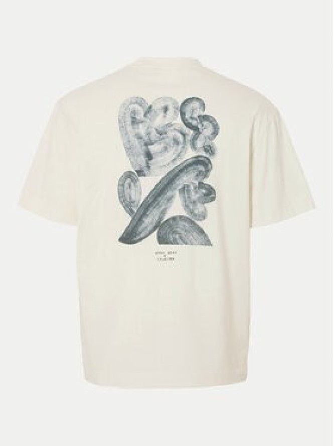 Selected Homme T-Shirt Will 16097225 Écru Relaxed Fit