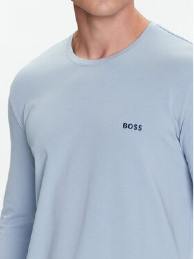 BOSS Longsleeve Mix&Match 50515389 Błękitny Regular Fit