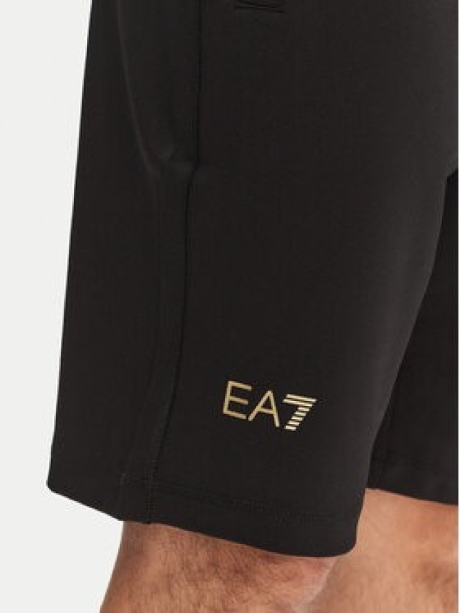 EA7 Emporio Armani Szorty sportowe 7M000260 AF13526 UC001 Czarny Regular Fit