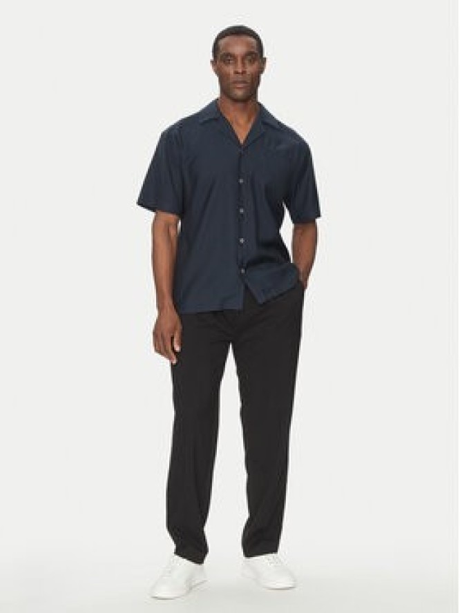 Richmond X Koszula UMP25061CA Granatowy Regular Fit