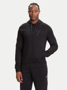 EA7 Emporio Armani Bluza 7M000903 AF13512 UC001 Czarny Regular Fit